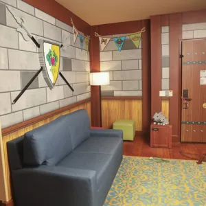 Princess Themed Suite Lounge Area