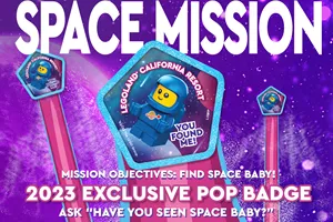 2023 Exclusive Space Baby Pop Badge