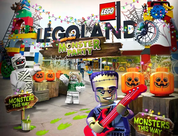 Monster Party Entrance for Brick-or-Treat at LEGOLAND Parks