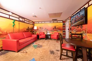Living Area in a LEGO NINJAGO Themed Family Suite