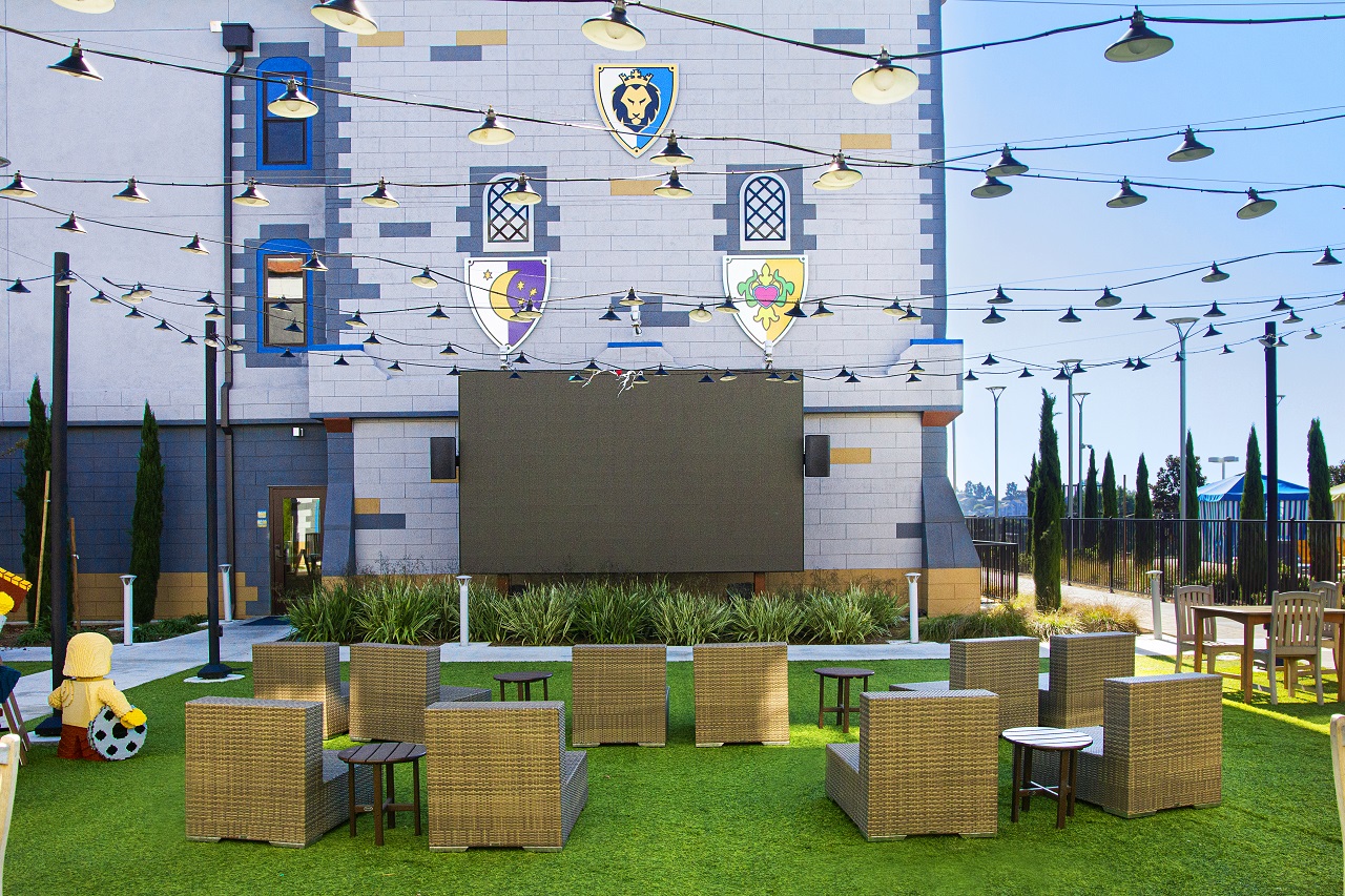 Enjoy a movie under the stars at our outdoor movie theater