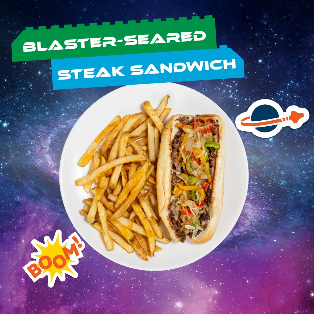 Blaster Seared Steak Sandwich Astro Grill