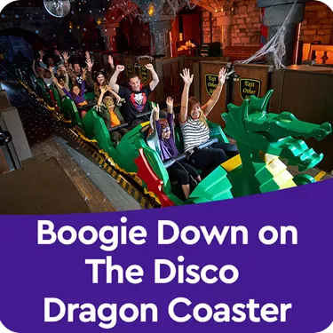 Boogie Down on The Disco Dragon Coaster