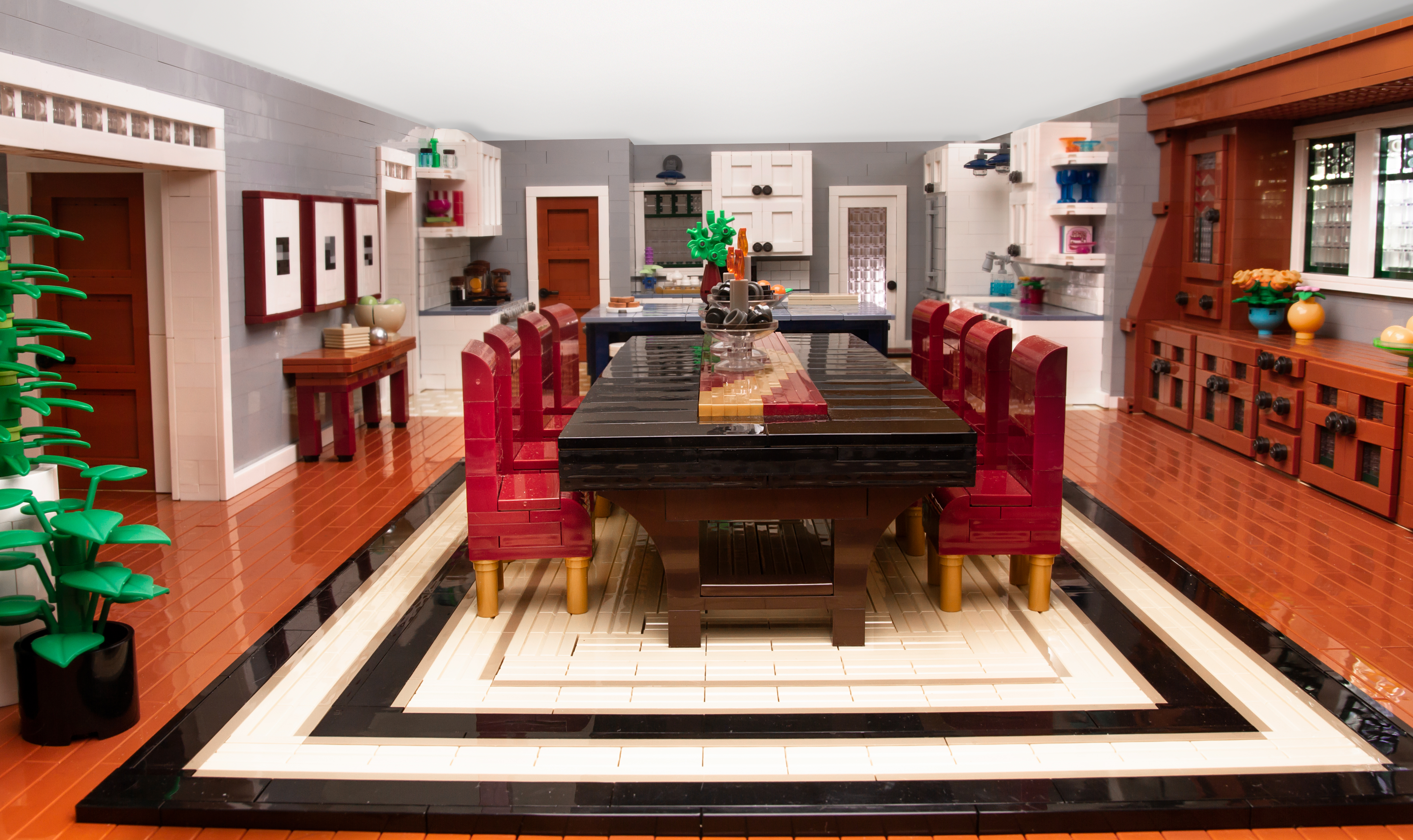LEGO Beach Home Dining Room