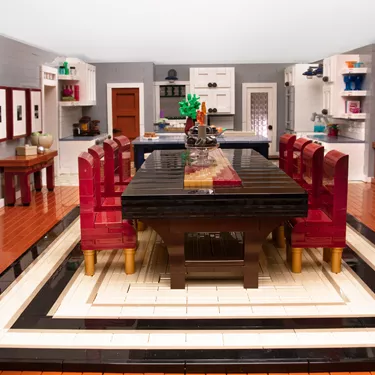 LEGO Beach Home Dining Room