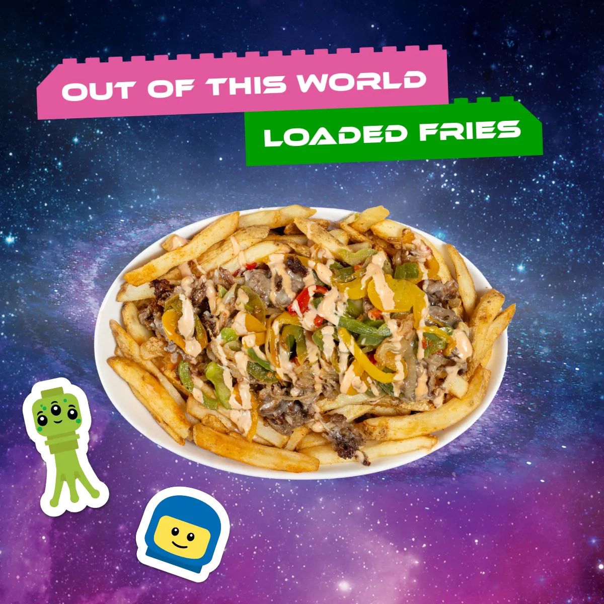 Out Of This World Loaded Fries Astro Grill