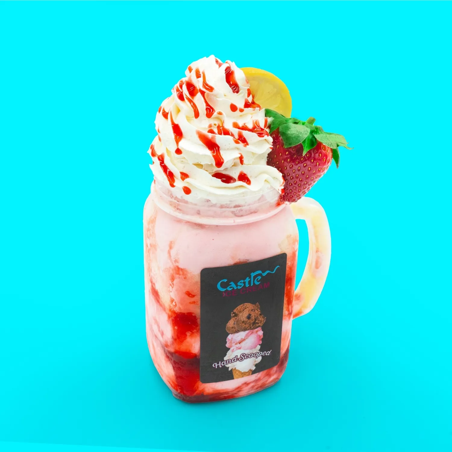 Strawberry Lemonade Ice Dream Shake