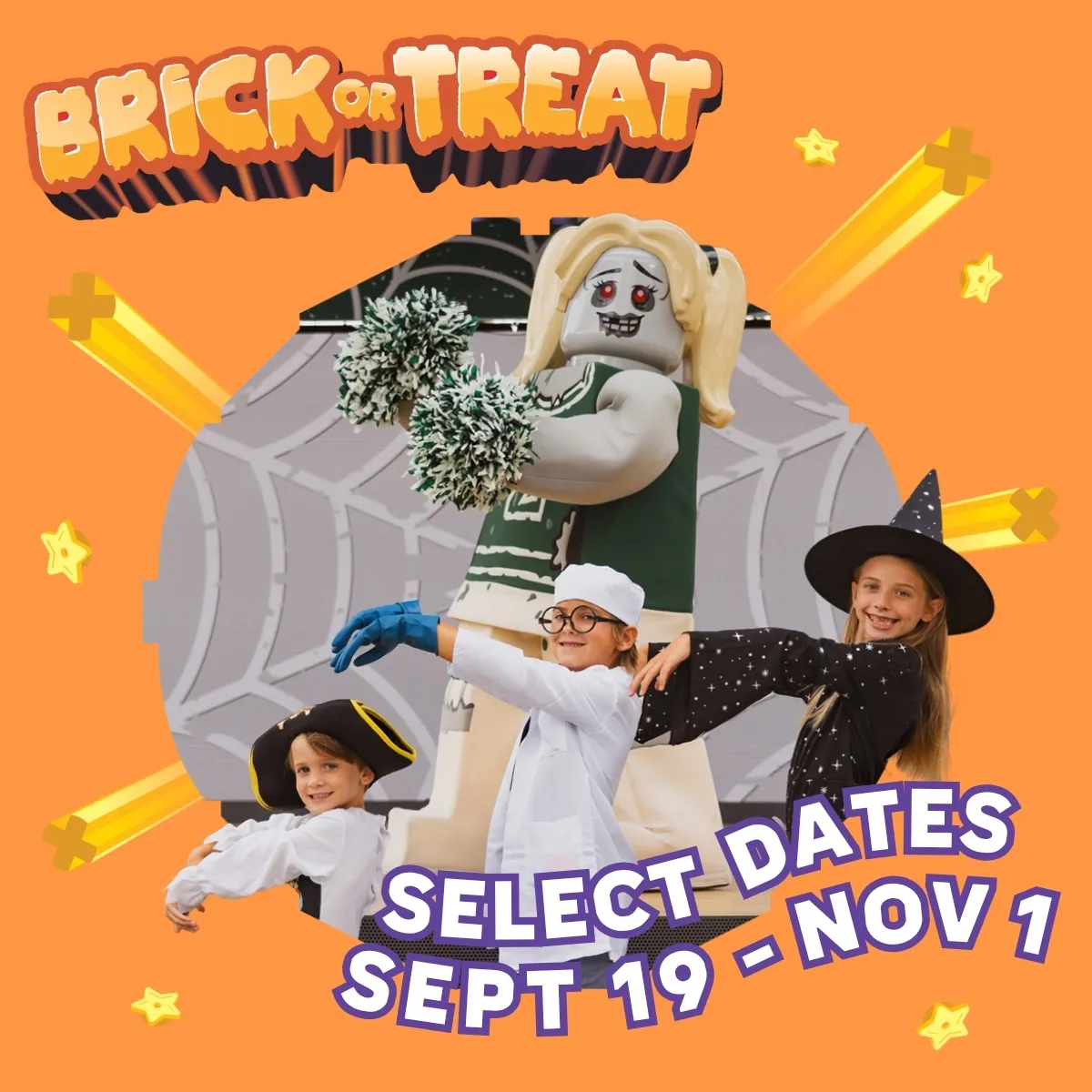Brick-or-Treat Select Dates Sept 19 - Nov 1