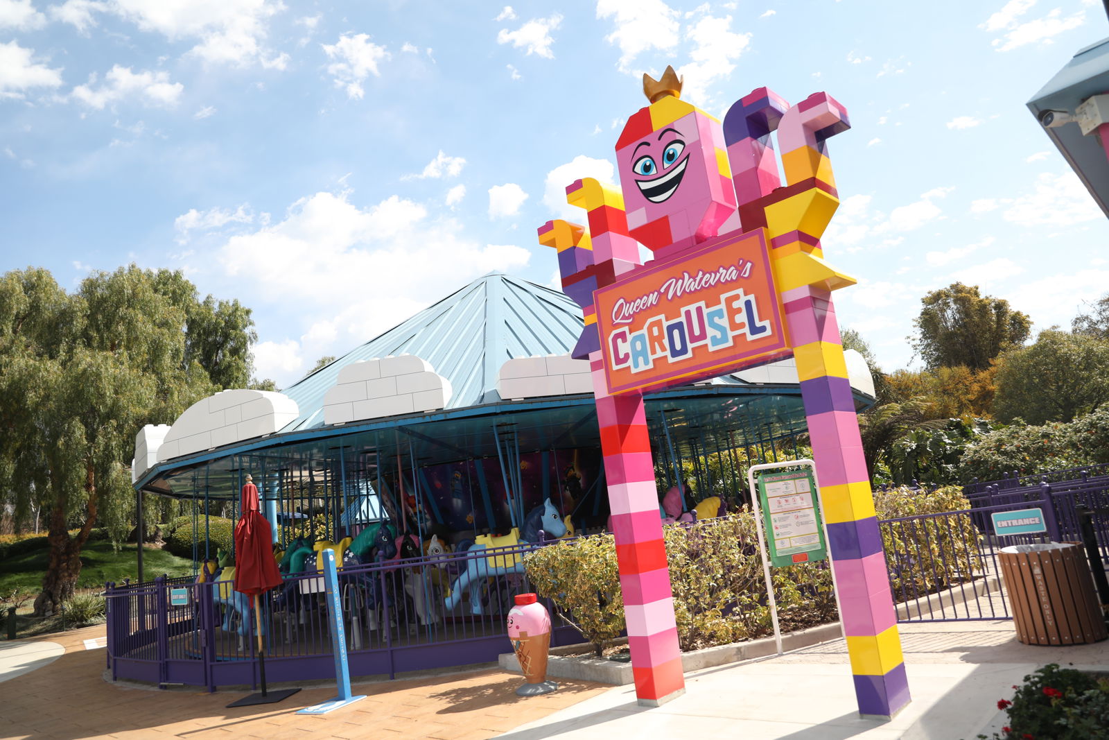Queen Watevra's Carousel Ride at LEGOLAND California Resort