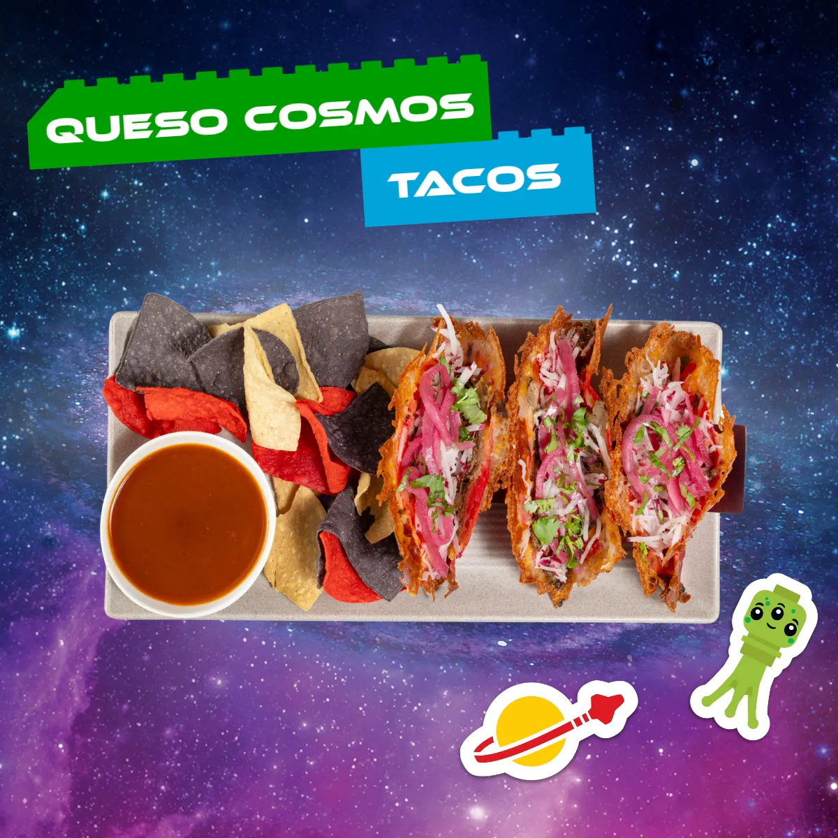 Queso Cosmos Tacos Cocina Cosmica