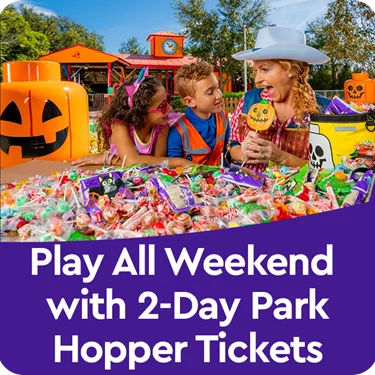 Play all day with 2-day park hopper tickets