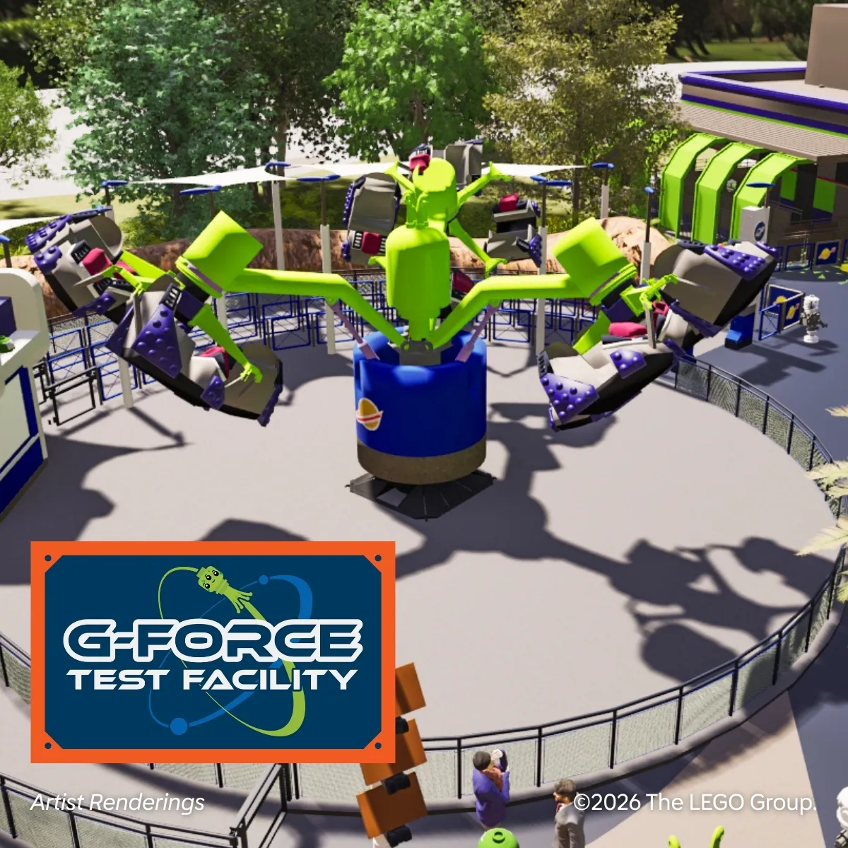 G Force Test Facility at LEGO Galaxy in LEGOLAND California