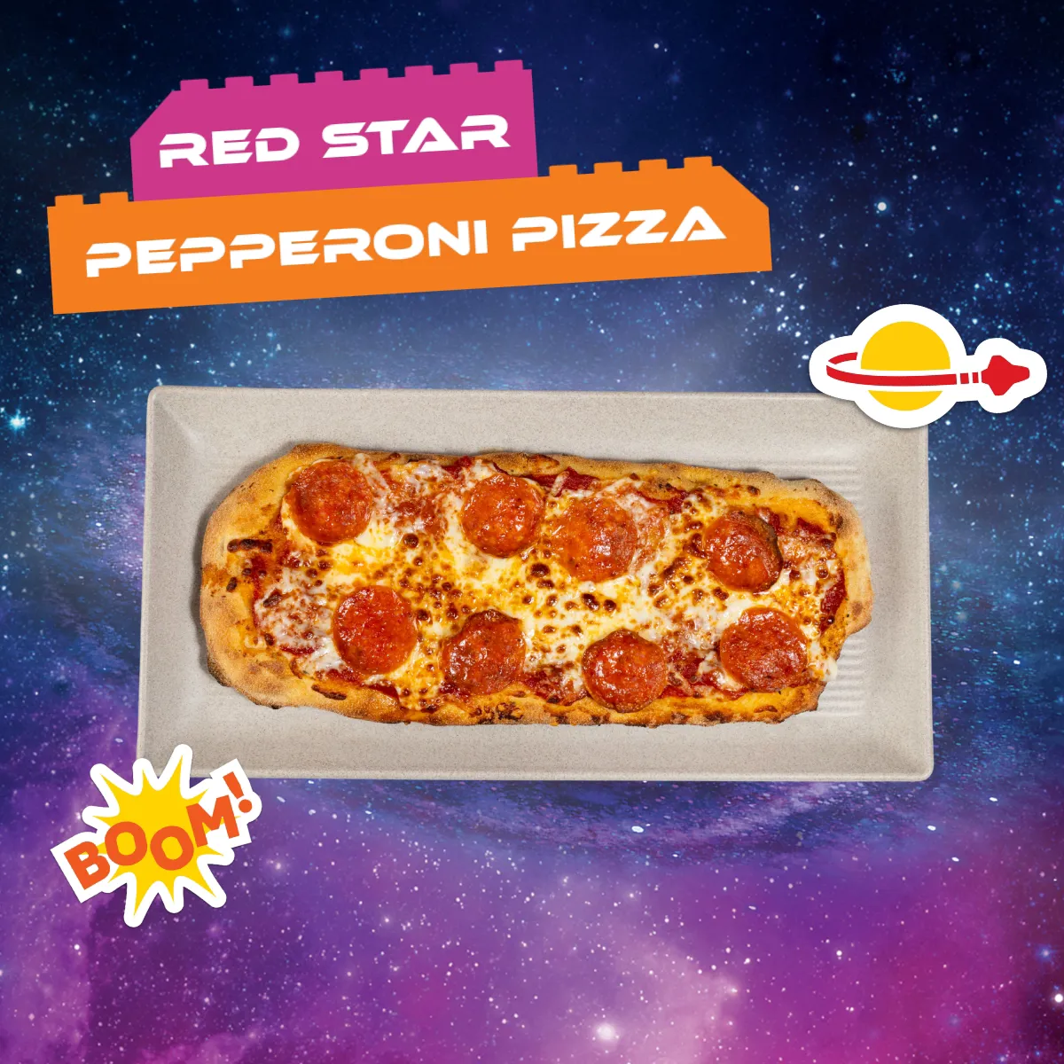 Red Star Pepperoni Pizza Stellar Crusts