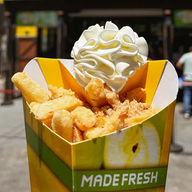 Granny’s Apple Fries is a must-visit treat spot at LEGOLAND California