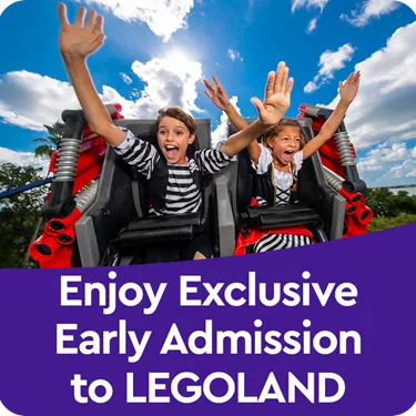 Enjoy exclusive early admission to LEGOLAND