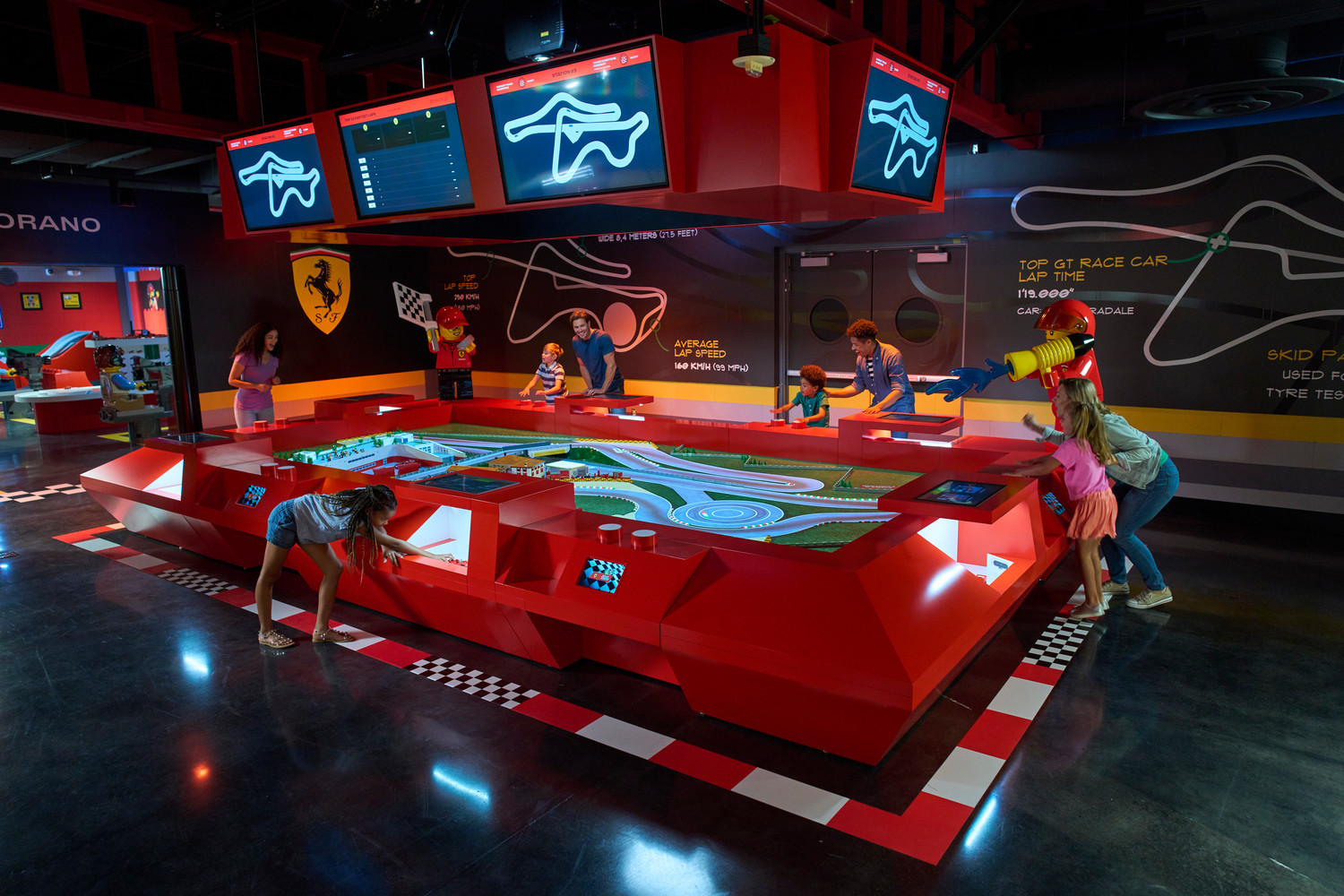 LEGO Ferrari Build and Race