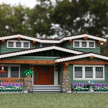 LEGO Beach Home Exterior Front