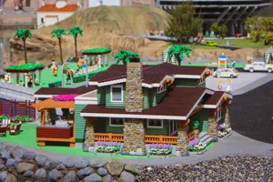 LEGO Beach Home in MINILAND San Diego at LEGOLAND California