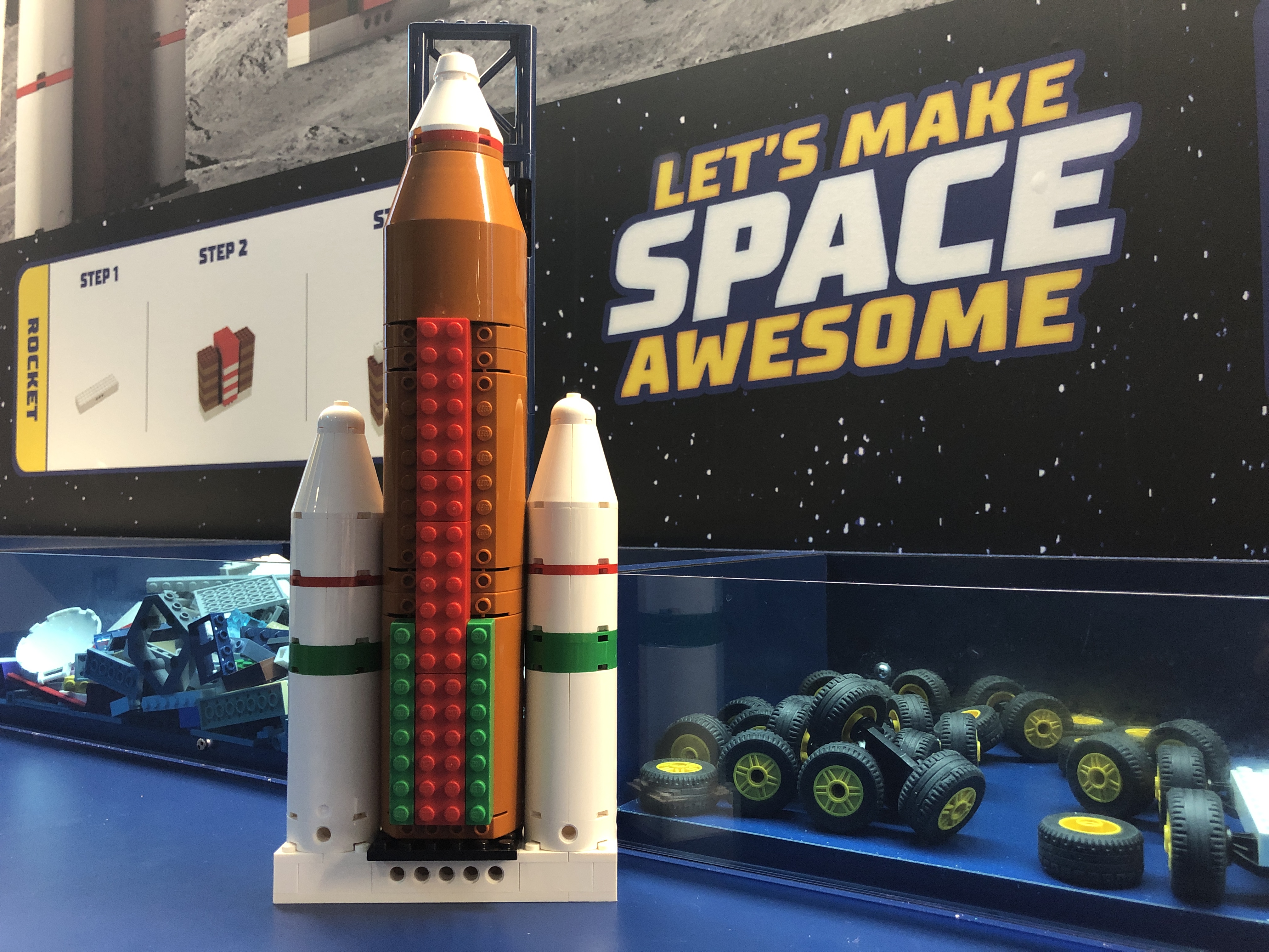 Finished LEGO City Space Rocket