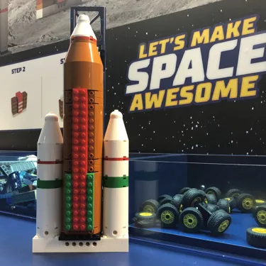 Finished LEGO City Space Rocket