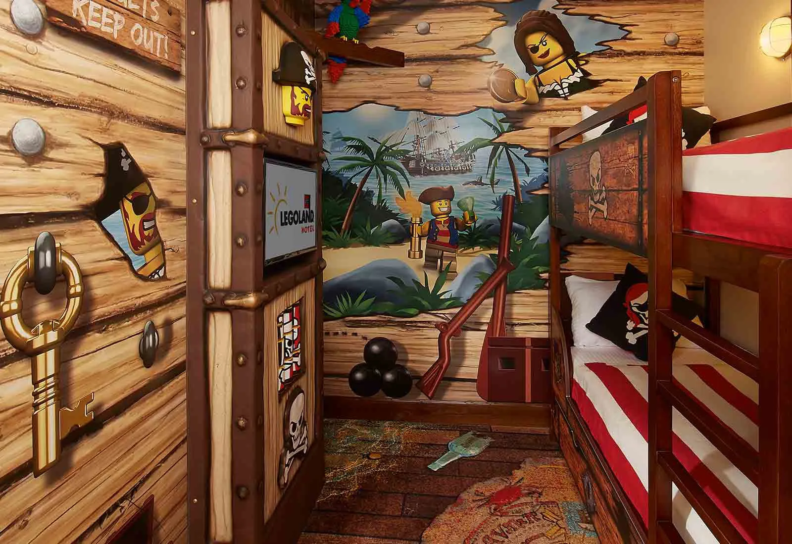 Pirate Room Kids Sleeping Area