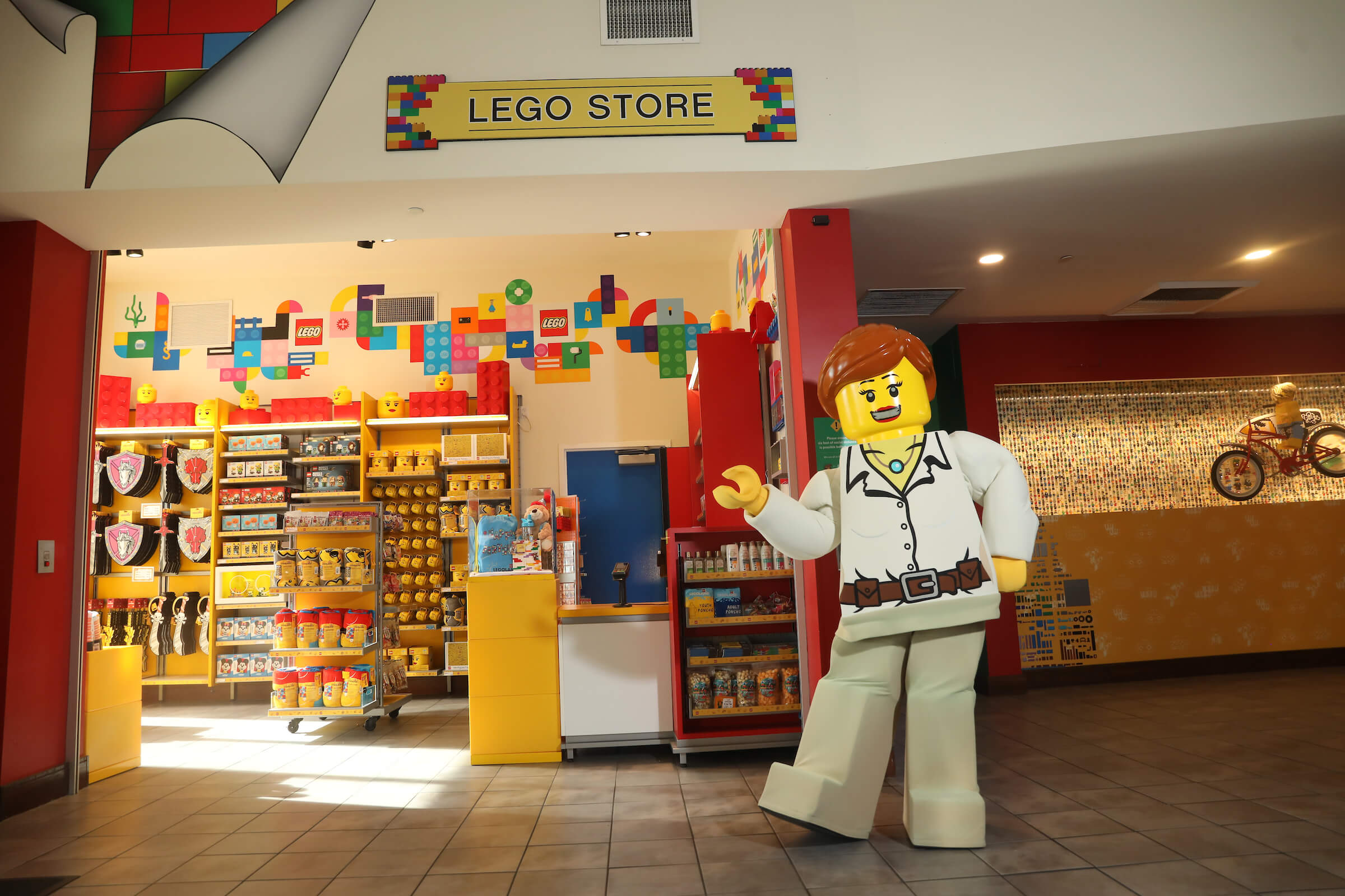 LEGOLAND Hotel Gift Shop with Adventure Girl Character