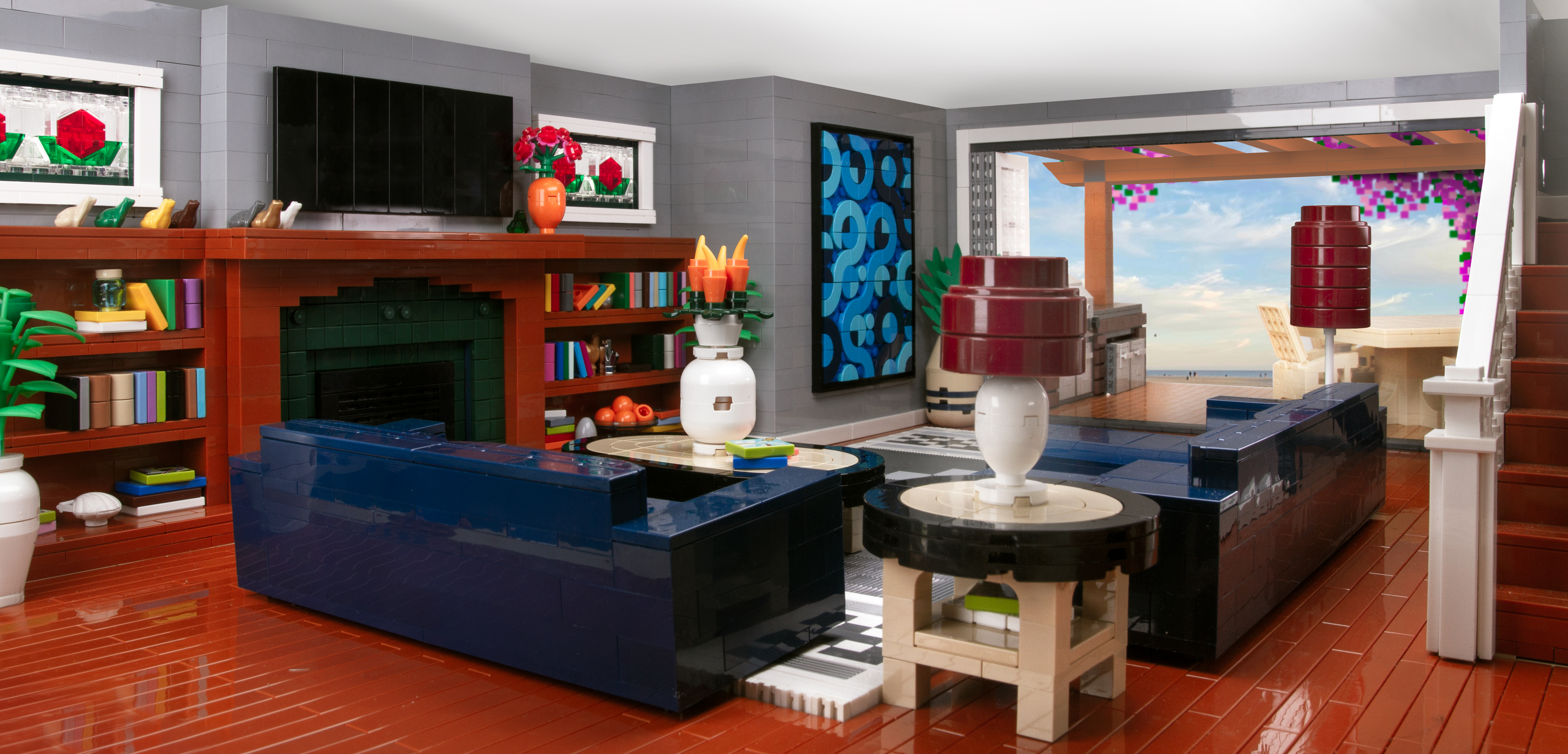 LEGO Beach Home Living Room