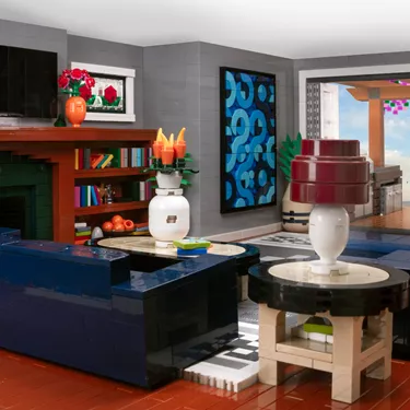 LEGO Beach Home Living Room