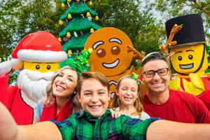 Selfie with LEGO Characters during the Holidays at LEGOLAND