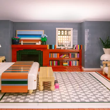 LEGO Beach Home Master Bedroom