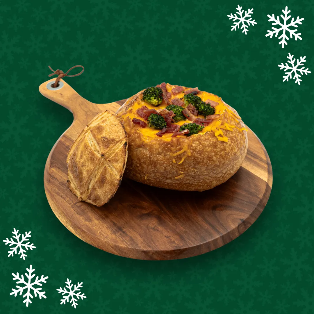 Bacon Cheddar Cheer Bread Bowl