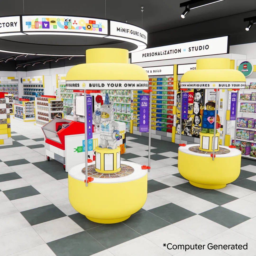 Computer Generated Impression of the Minifigure Factory