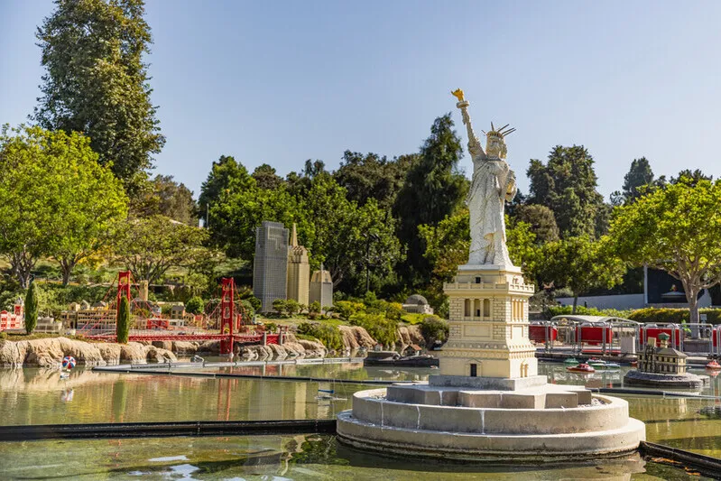 Statue of Liberty in Coast Cruise at LEGOLAND California