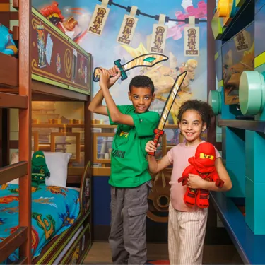 Kids Sleeping Areas in LEGO California Hotel