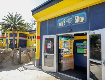 The Dive Shop Entrance