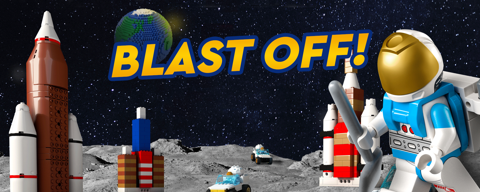 Blast Off At LEGO CITY Space
