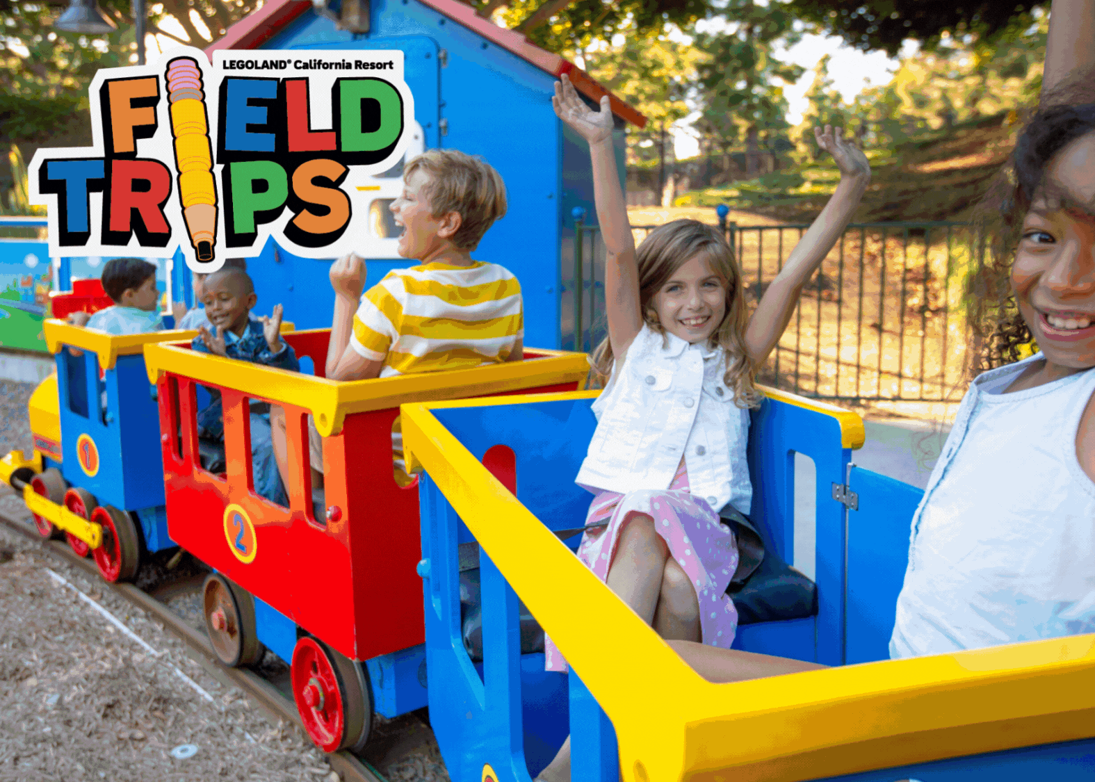 Collage of School Field Trip Photos at LEGOLAND