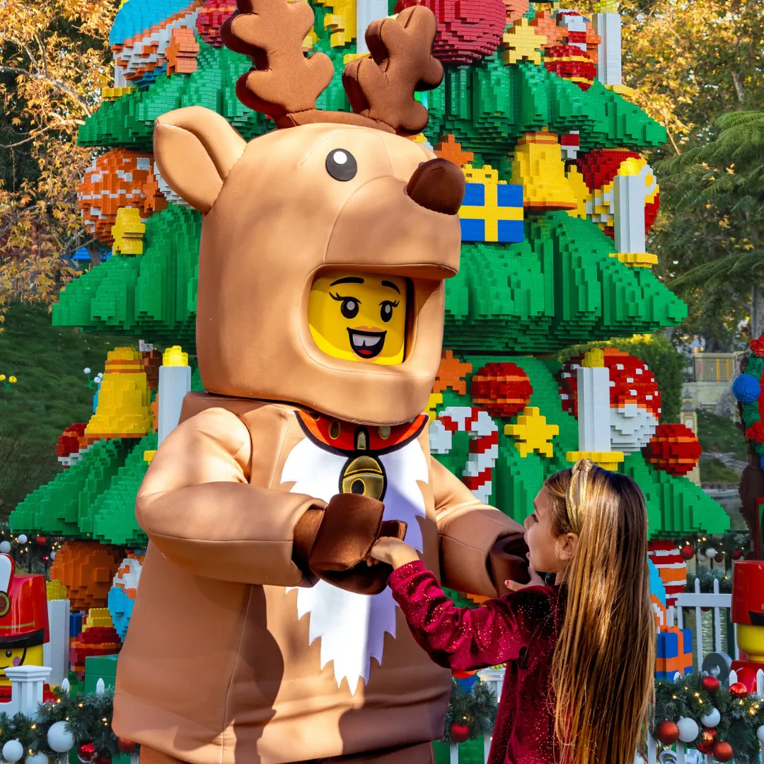 Reindeer Girl Square