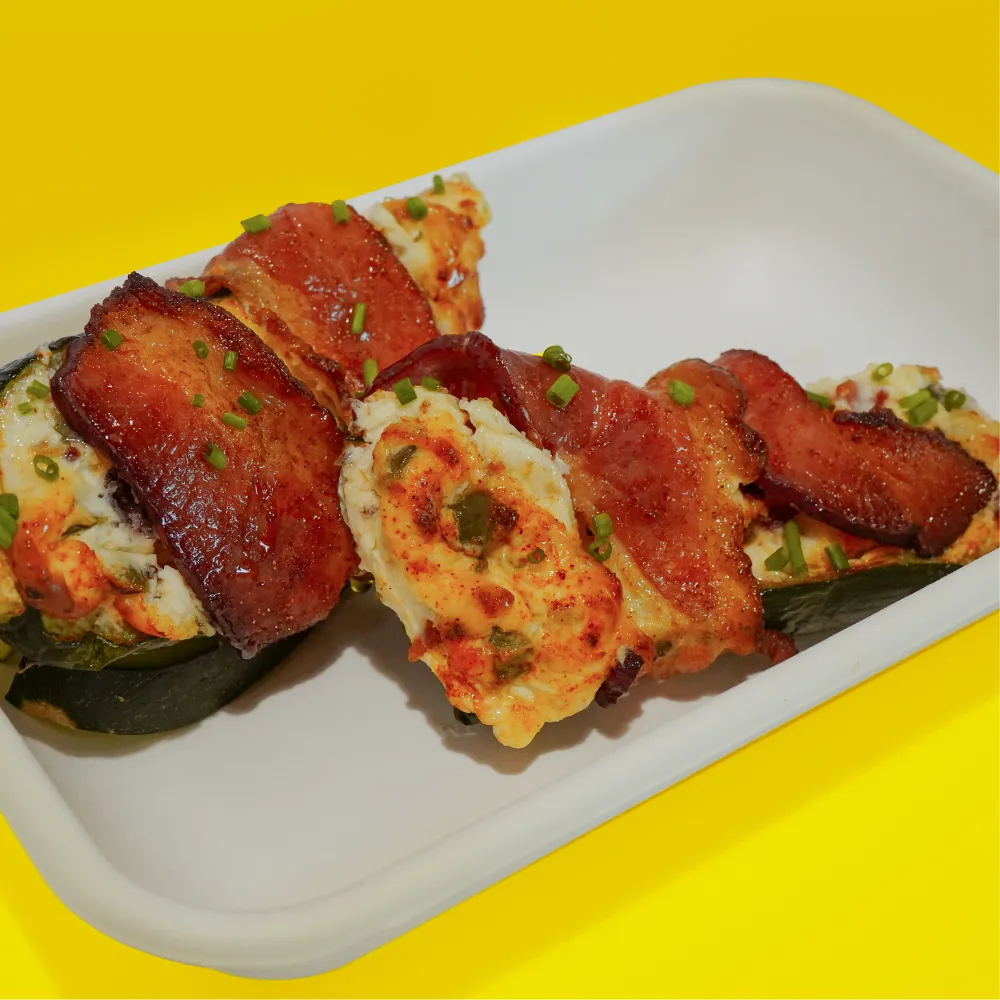 Bacon Zucchi Poppers