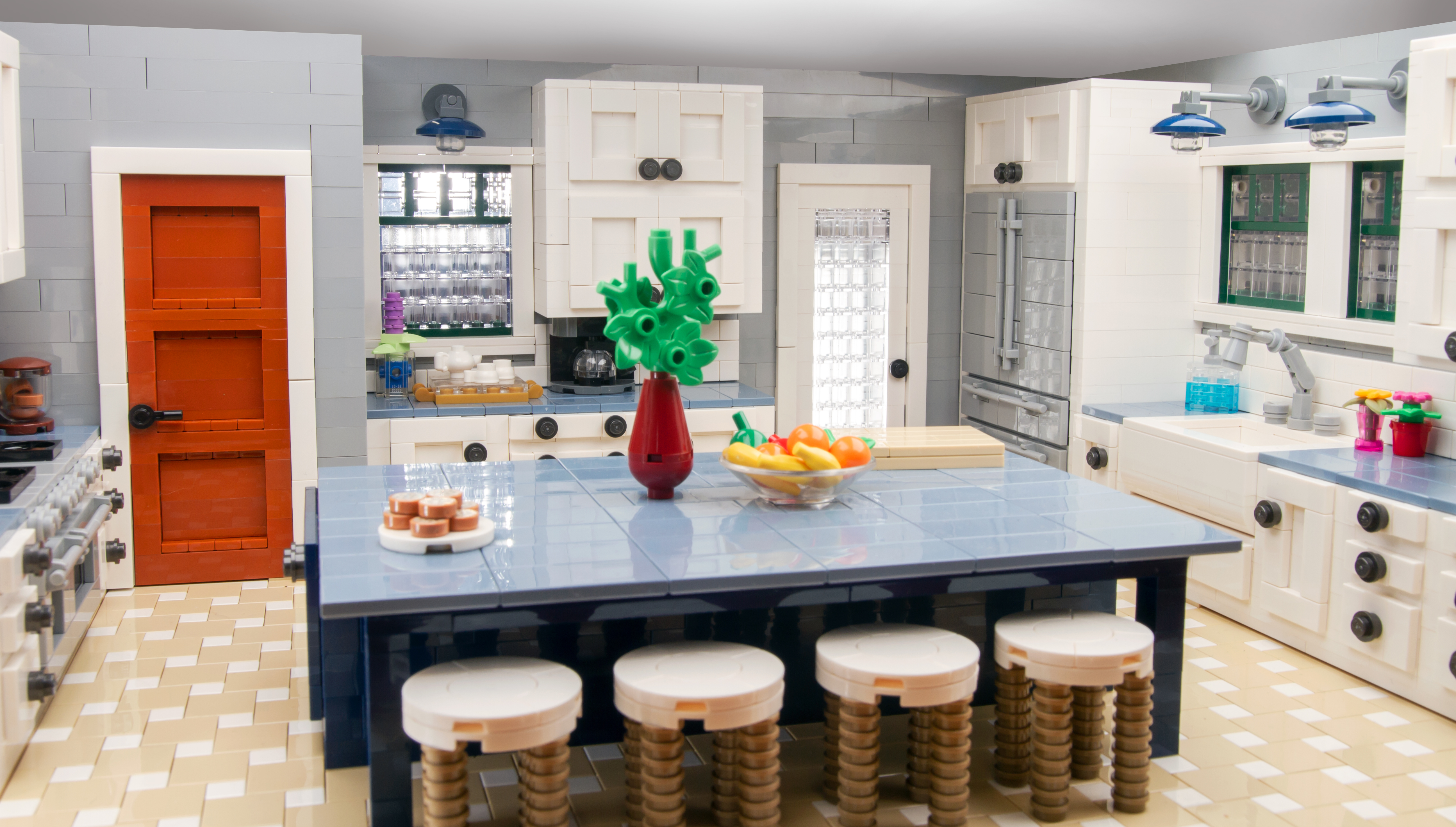 LEGO Beach Home Kitchen