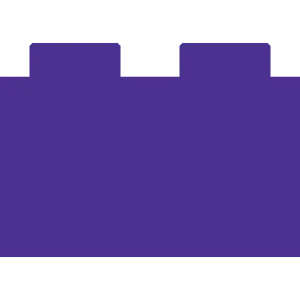 Purple LEGO Brick