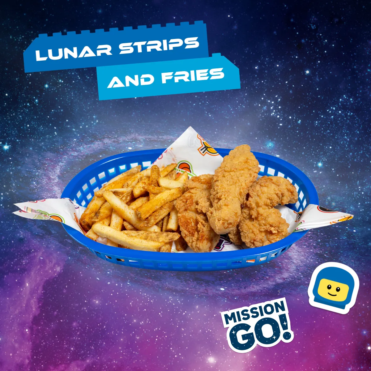 Lunar Strips Crater Chicken