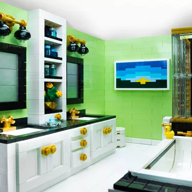 LEGO Beach Home Bathroom