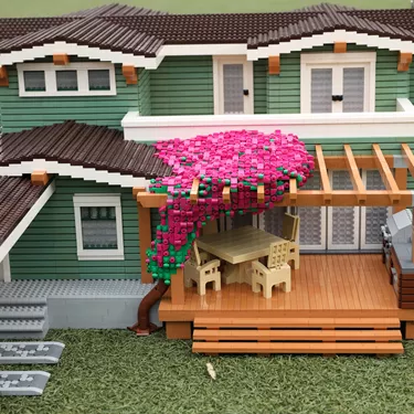 LEGO Beach Home Exterior Back