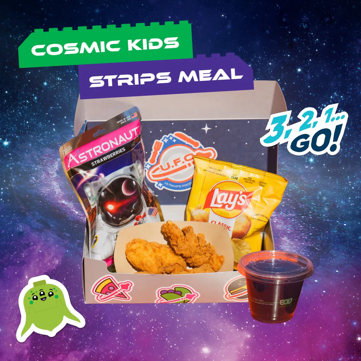 Cosmic Kids Strips Kit Crater Chicken