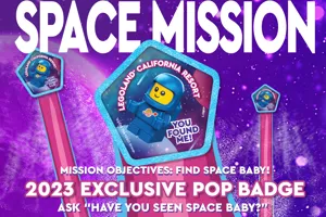 2023 Exclusive Space Baby Pop Badge