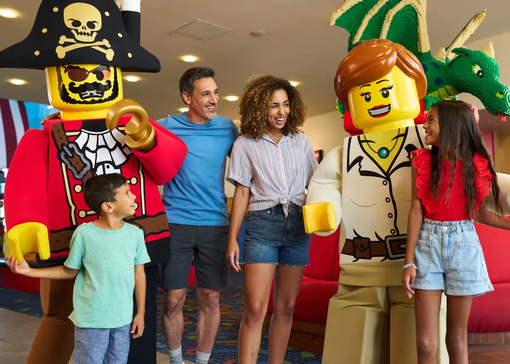 LEGO Character Meet & Greet with Family at LEGOLAND Hotel