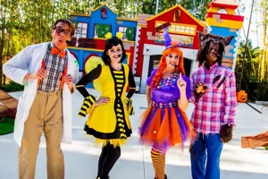 Trick-or-treaters sing and dance their way out of a sticky situation A Candy-Coated Curse