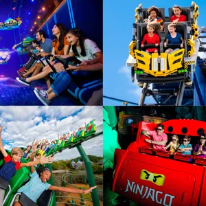 Things To Do Theme Park Collage