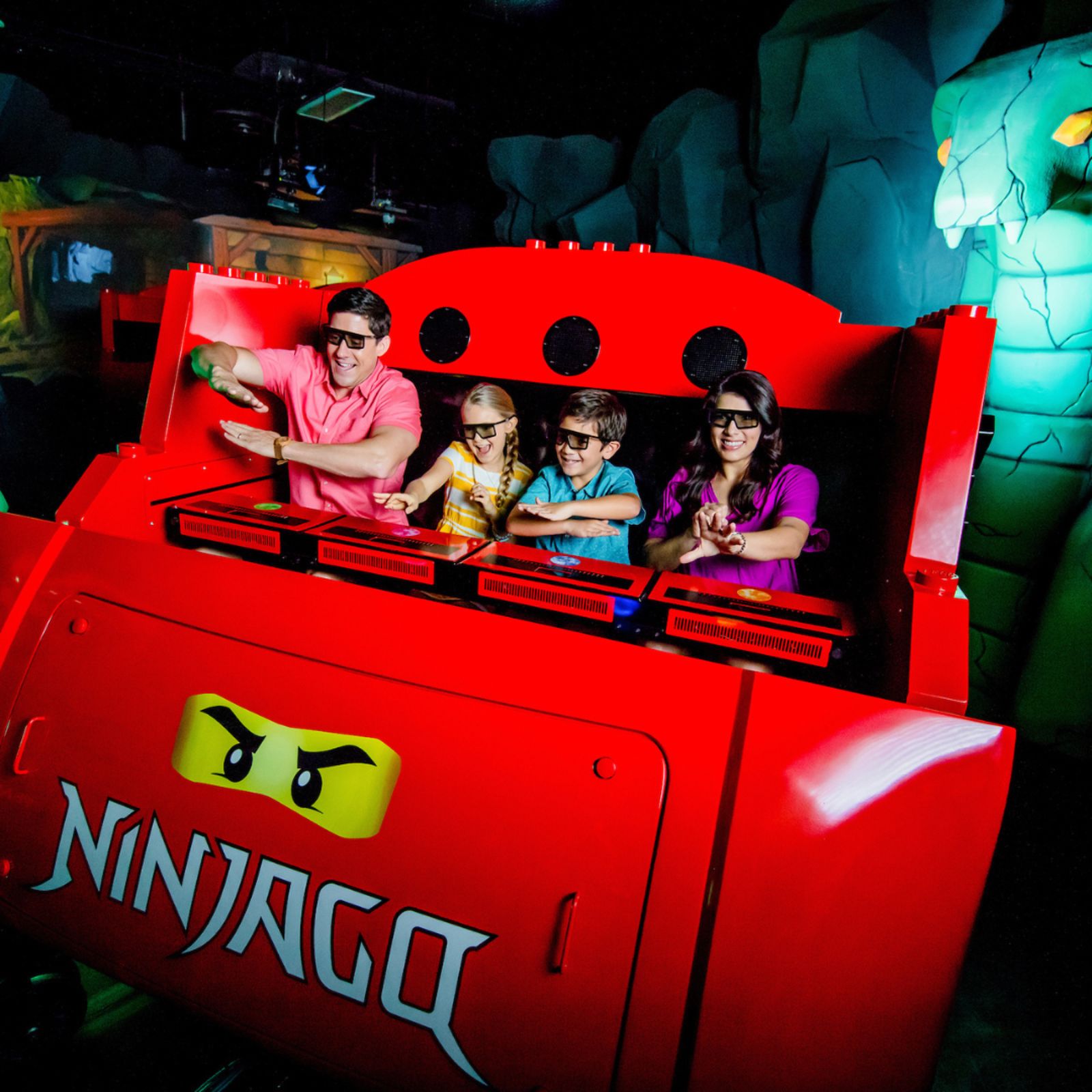 LEGO NINJAGO The Ride at LEGOLAND California Resort